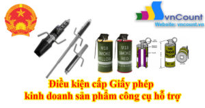 Điều kiện đăng ký kinh doanh công cụ hỗ trợ bao gồm cả sửa chữa