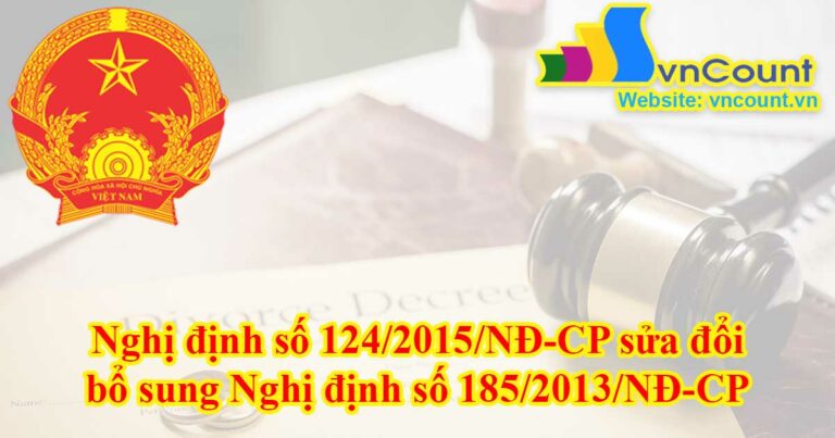 bổ sung Nghị định số 185/2013/NĐ-CP