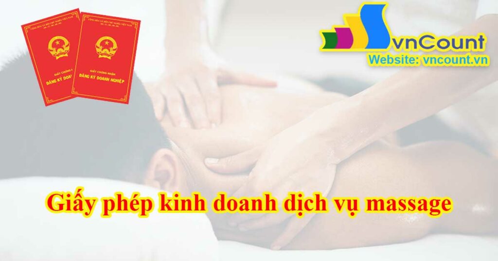 giấy phép kinh doanh dịch vụ massage