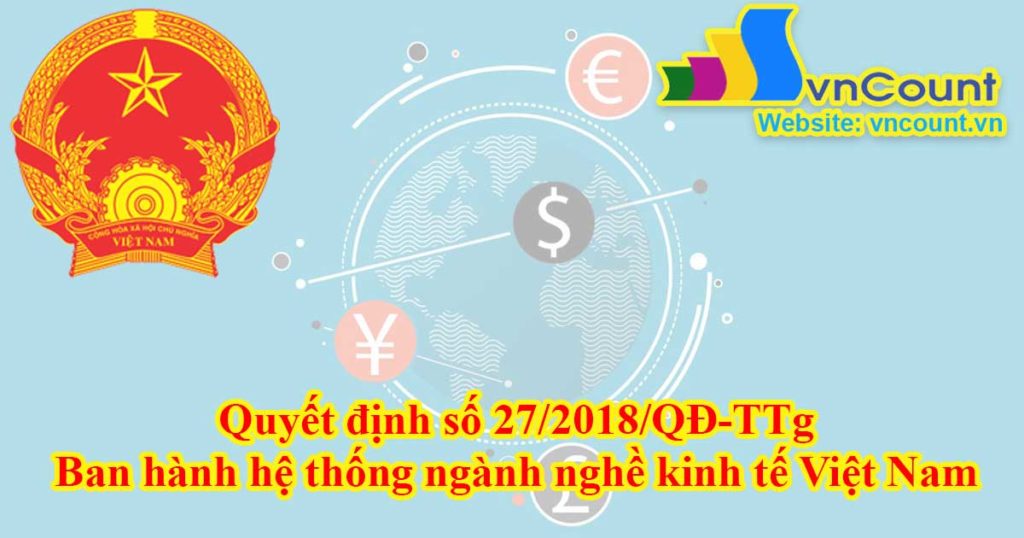 Ban hành hệ thống ngành nghề kinh tế Việt Nam