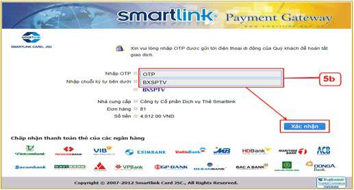sử dụng hình thức thanh toán trực tuyến trên Cổng thông tin đăng ký doanh