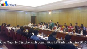 cục quản lý đăng ký kinh doanh tổng kết tình hình năm 2015