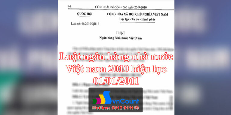 Luật Ngân Hàng Nhà Nước Việt Nam 2010 Số 46/2010/QH12
